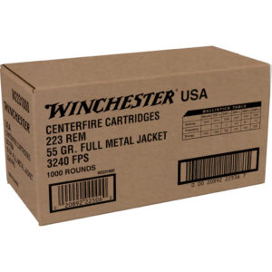 Winchester USA Ready Rifle Ammo 223 Rem. 55 gr. FMJ 1000 rd.