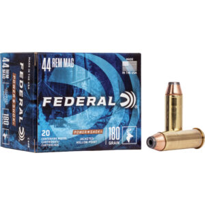 Federal Power-Shok Pistol Ammo 44 Rem. 180 gr. JHP 20 rd.