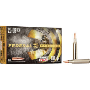 Federal Premium Rifle Ammo 25-06 Rem. 100 gr. Barnes 20 rd.