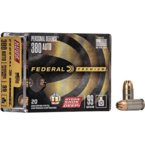 FED HYDRA-SHOK DEEP 380AUTO 99GR 20/
