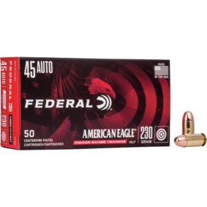 Federal American Eagle Pistol Ammo 45 ACP 230 gr. TMJ 50 rd.