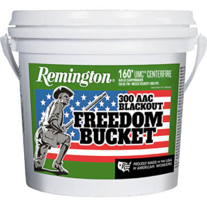 Remington Freedom Bucket UMC Rifle Ammo 300 Blackout 150 gr. FMJ 160 rd.