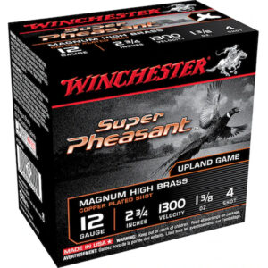Winchester Super Pheasant Shotgun Load 12 ga. 3 in. 1 3/8 oz. Magnum HB 4 Shot 25 rd.