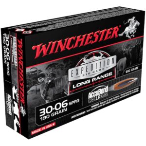 Winchester Expedition Big Game Long Range Ammo 30-06 Sprg. 190 gr. Accubond LR 20 rd.