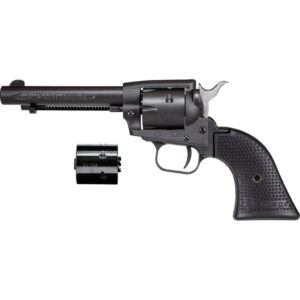 Heritage Rough Rider Steel Frame Revolver 22 LR./WMR. 4.75 in. Black Satin 6 rd.