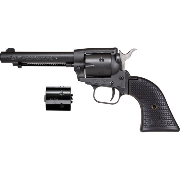 Heritage Rough Rider Steel Frame Revolver 22 LR./WMR. 4.75 in. Black Satin 6 rd.