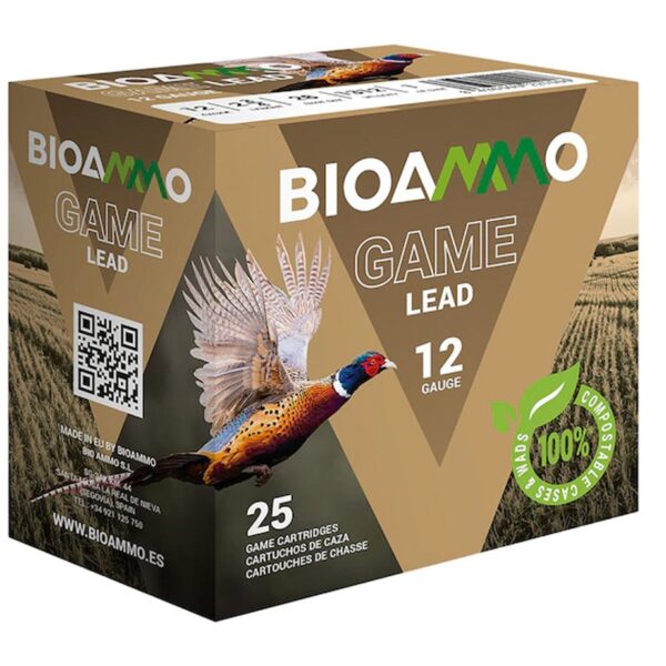 BIOAMMO HB Pheasant Shotgun Ammo 12 ga. 1 1/4 oz. 4 Shot Lead 25 rd.