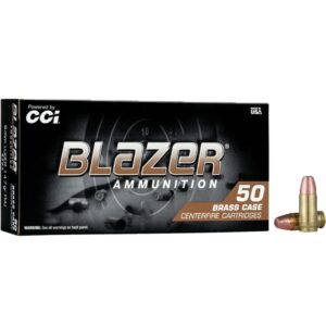CCI Blazer Brass Pistol Ammo 9mm 147 gr. FMJ 50 rd.