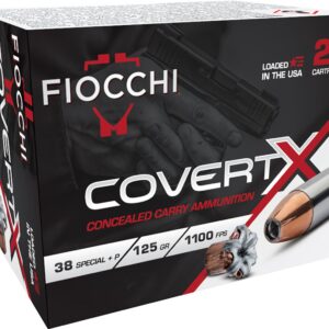 FIO 38CCWA    COVERT X    38SPL  125GR JHP   20/10