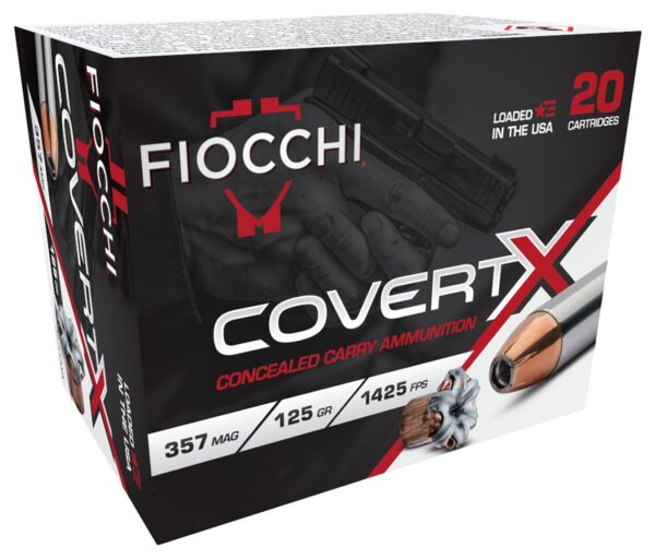 FIO 357CCWA   COVERT X    357    125GR JHP   20/10