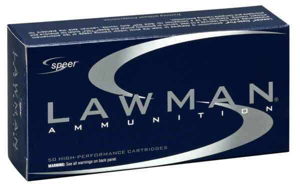 SPEER 9MM LUGER 147GR TMJ CLEANFIRE LAWMAN AMMO 50RD
