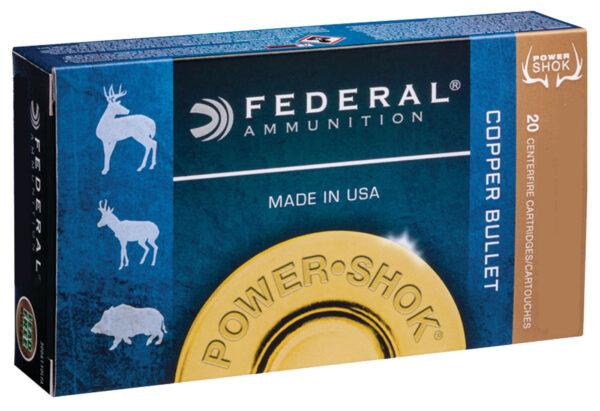 FEDERAL 300 WIN MAG 180GR POWER-SHOK COPPER AMMO 20RD