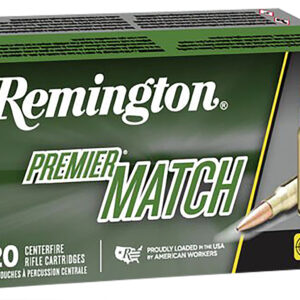Remington Premier Match Centerfire Rifle Ammo 6.5 Creedmoor 140 gr. Barnes OTMBT 20 rd.