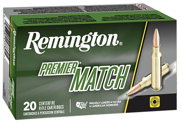Remington Premier Match Centerfire Rifle Ammo 6.5 Creedmoor 140 gr. Barnes OTMBT 20 rd.