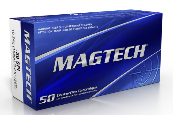 MAGTECH AMMO 38 SPL 158 Gr Semi JHP 50RD