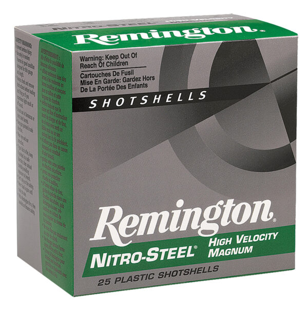 REMINGTON NITRO-STEEL HIGH VELOCITY MAGNUM 12GA 2-3/4" 1-1/4OZ BB AMMO 25RD