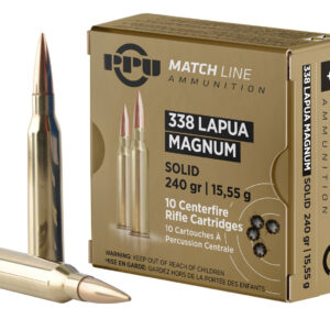 PRIVI .338 LAPUA MAGNUM MATCH SOLID 240GR 10RD
