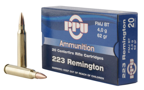 PRIVI 223 Remington FMJ BT 62gr 20RDS