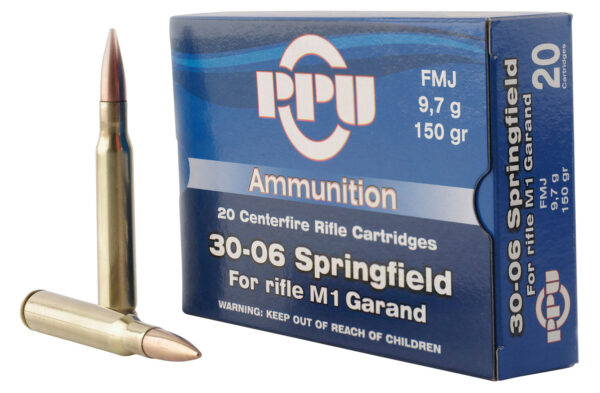 PRIVI 30-06 Springfield FMJ 150gr M1 Garand 20 RDS