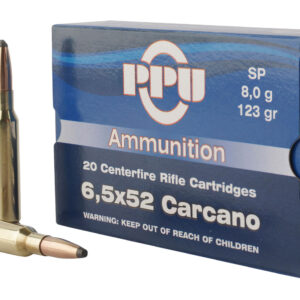 PPU 6.5X52 CARCANO 123GR JSP