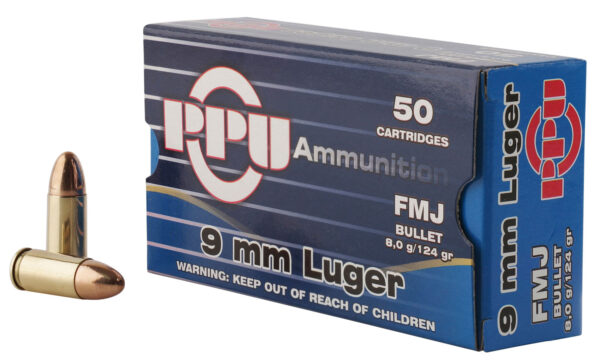 PRIVI 9mm LUGER FMJ 124 gr 50BX