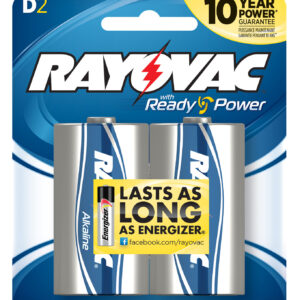 RAY 813-2F    ALK D   CARD BATTERY 2PK