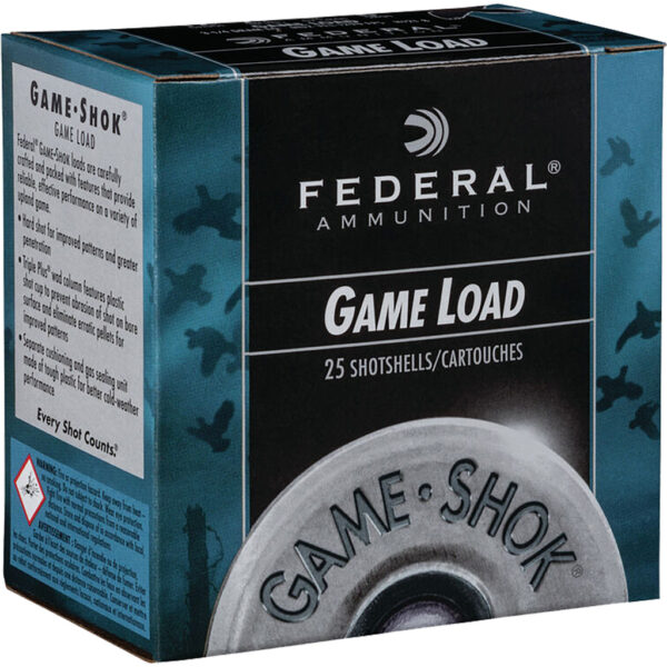 Federal Game-Shok Upland Load 12 Gauge 2.75 in. 1 oz. 8 Shot 25 rd.