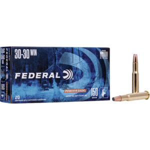 Federal Power-Shok Rifle Ammo 30-30 Win 150 gr. Jacketed Soft Point 20 rd.