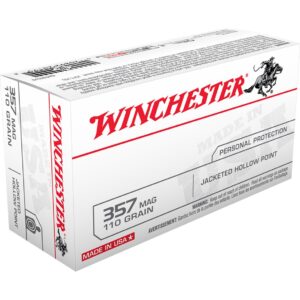 Winchester Best Value Pistol Ammo 357 Mag 110 gr. Jacketed Hollow Point 50 rd.