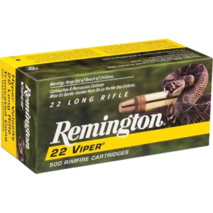 Remington Viper Rimfire Ammo 22 LR 36 gr. Plated TCSB 50 pk.