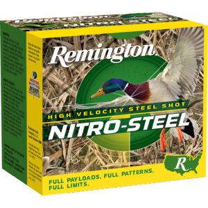 Remington Nitro Steel High Velocity Magnum Loads 12 ga. 3 in. 1 3/8 oz. 2 Shot 1300 FPS 25 rd.