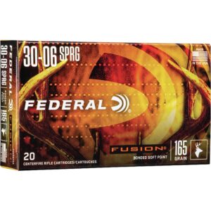 Federal Fusion Rifle Ammo 30-06 Springfield 165 gr. Fusion Soft Point 20 rd.