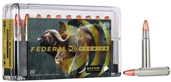 FEDERAL 416 RIGBY 400GR SWIFT A-FRAME AMMO 20RD