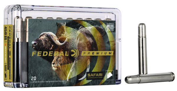 FEDERAL 458 WIN. MAGNUM 500GR TROPHY BONDED BEAR CLAW AMMO 20RD
