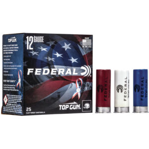 Federal Top Gun Red, White & Blue Edition Load 12 Gauge 2.75 in. 1 1/8 oz. 8 Shot 25 rd.