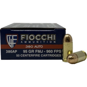 Fiocchi Range Dynamics Pistol Ammo 380 ACP 95 gr. FMJ 50 rd.