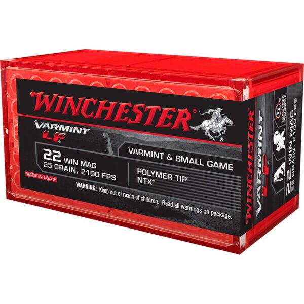 WIN VARMINT LF 22WMR 25GR NTX 50/