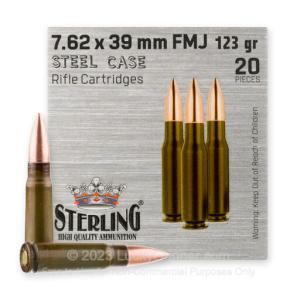STERLING SC 762X39 123GR FMJ 20/1000