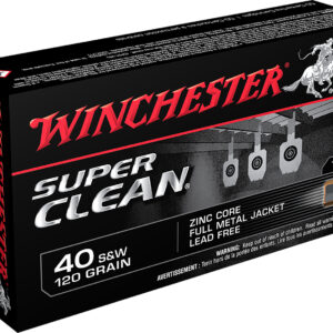 SUPER CLEAN 40 S&W 120GR ZINC NT 50RD