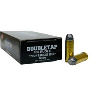Double Tap 480 Ruger 370gr. Hardcast Solid 20rds Ammunition