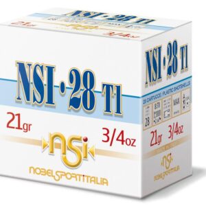 NSI 28 T1 28 gauge 2 3/4" 3/4 Oz. #8 Shot 1300 fps 25/rds
