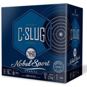 12 Gauge 2 3/4" C-Slug 1 oz 1378 FPS 25/Round
