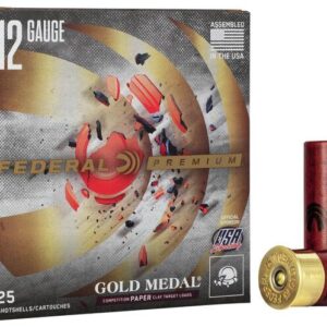 FEDERAL PREMIUM GOLD MEDAL PAPER 12GA 2-3/4" 1OZ 1290 FPS 8 AMMO 25RD