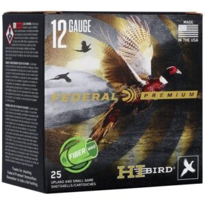 FEDERAL HI-BIRD 12GA 2 3/4'' 1 1/4OZ 4 FIBERWAD AMMO 25RD