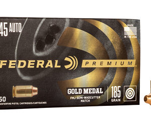 FED GOLD MDL 45ACP 185 FM/SW 50/1000