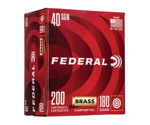 FED CHAMP 40S&W 180GR FMJ 200/1000