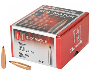 Hornady ELD Match Bullets 7mm .284 162 gr. ELD Match 100 box