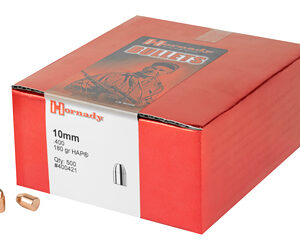 Hornady HAP Bullets 10mm .400 180 gr. HAP 500 box