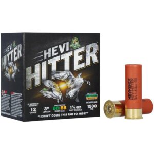 HEVI-HITTER 12GA 3IN 1-1/4OZ BB TUNGSTEN/STEEL