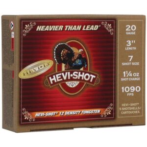 HEVI-13 20GA 3IN 1-1/4OZ #7 AMMO 5RD